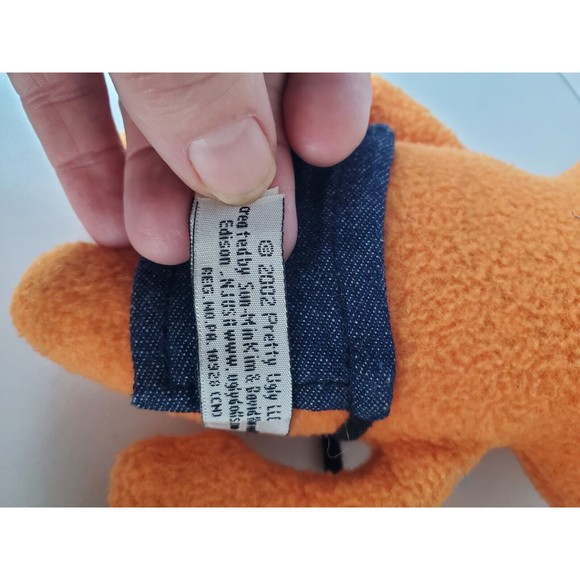 Vintage Ugly Dolls Set 2007 Ugly Ghost & 2002 Wage With Denim Apron - Picture 8 of 9